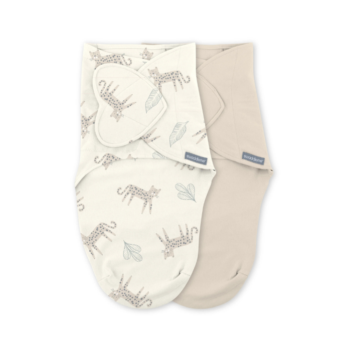 Ingenuity - Set 2 sisteme de infasare Swaddle Me 0-3 luni, colectia Monogram, Born Free [4]
