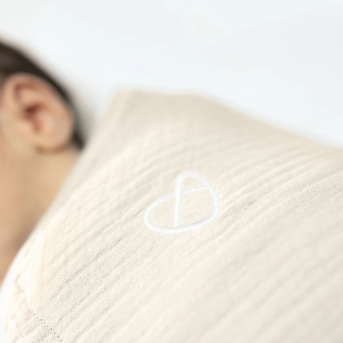 Ingenuity - Sistem de infasare Swaddle Me 0-3 luni, muselina, colectia Original, Cream [3]