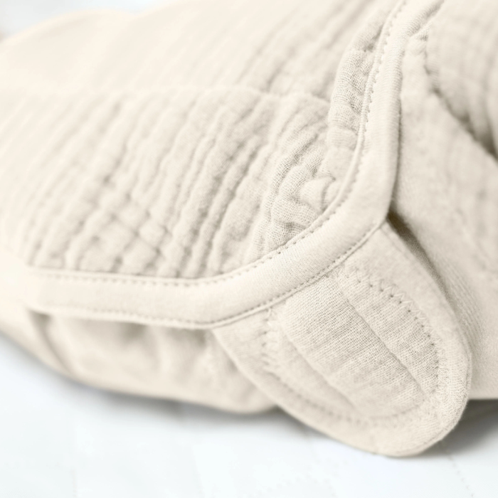 Ingenuity - Sistem de infasare Swaddle Me 0-3 luni, muselina, colectia Original, Cream [6]