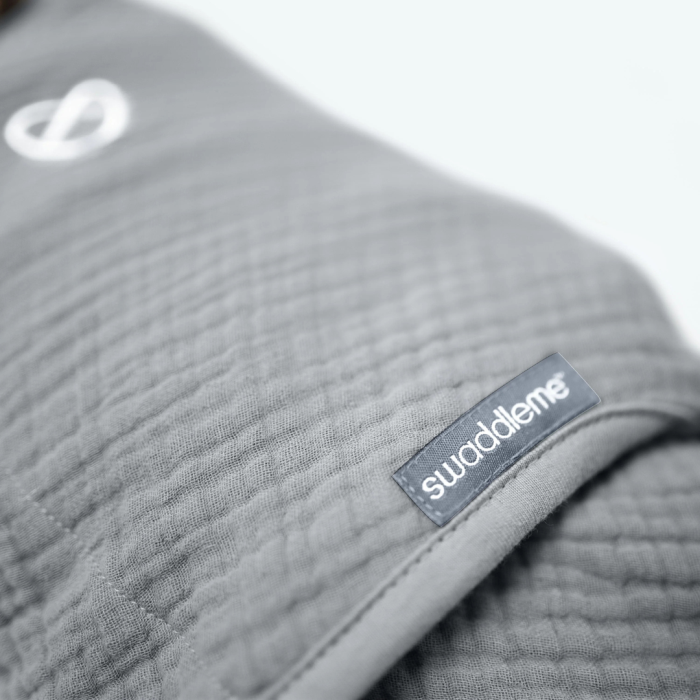 Ingenuity - Sistem de infasare Swaddle Me 0-3 luni, muselina, colectia Original, Granite [5]