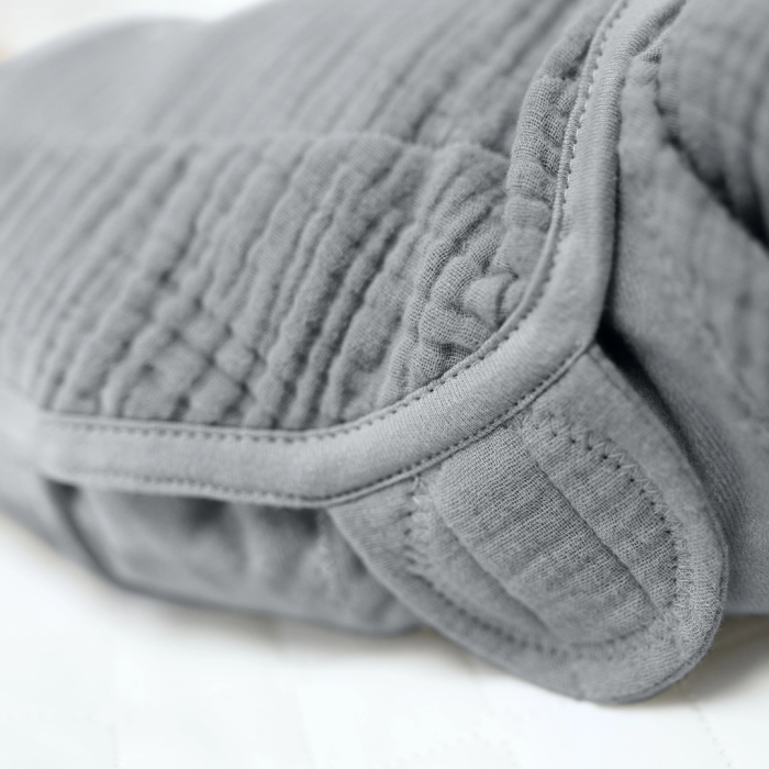 Ingenuity - Sistem de infasare Swaddle Me 0-3 luni, muselina, colectia Original, Granite [3]