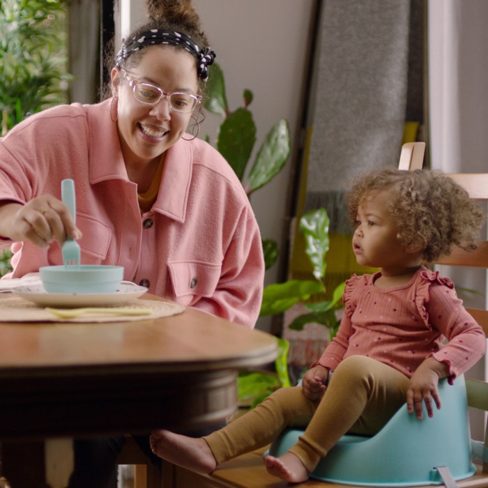 Ity by Ingenuity - Scaun de masa si Booster My Spot Easy-Clean, Teal [8]