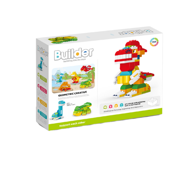 Joc de constructie STEAM - Dinozauri (135 piese) [3]