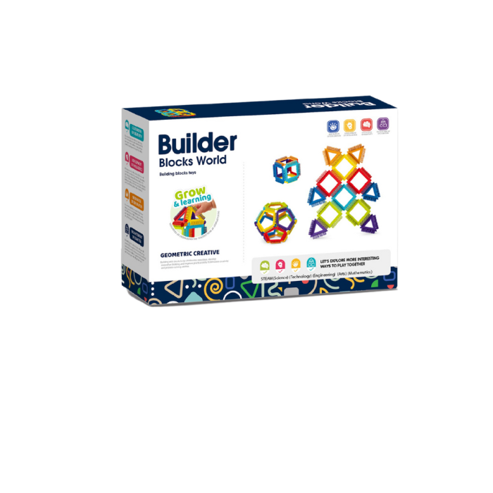 Joc de constructie STEAM - Forme magice (20 piese) [3]