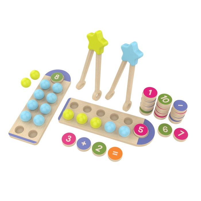 Joc din lemn - Numara si potriveste [3]