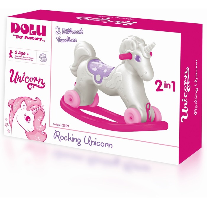 Jucarie 2 in1 - Unicorn balansoar - Dolu [4]