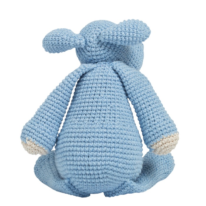 Jucarie crosetata manual - Hipopotamita Annelise - albastru - Maimutzeria Tiarra [3]