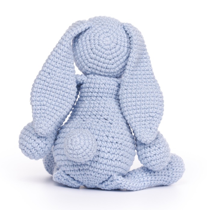 Jucarie crosetata manual - Iepurele Bunny - albastru - Maimutzeria Tiarra [3]