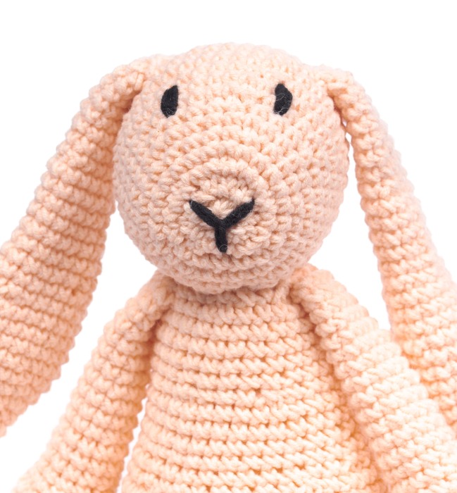 Jucarie crosetata manual - Iepurele Bunny - portocaliu - Maimutzeria Tiarra [4]