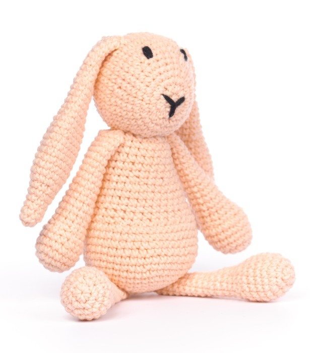 Jucarie crosetata manual - Iepurele Bunny - portocaliu - Maimutzeria Tiarra [2]