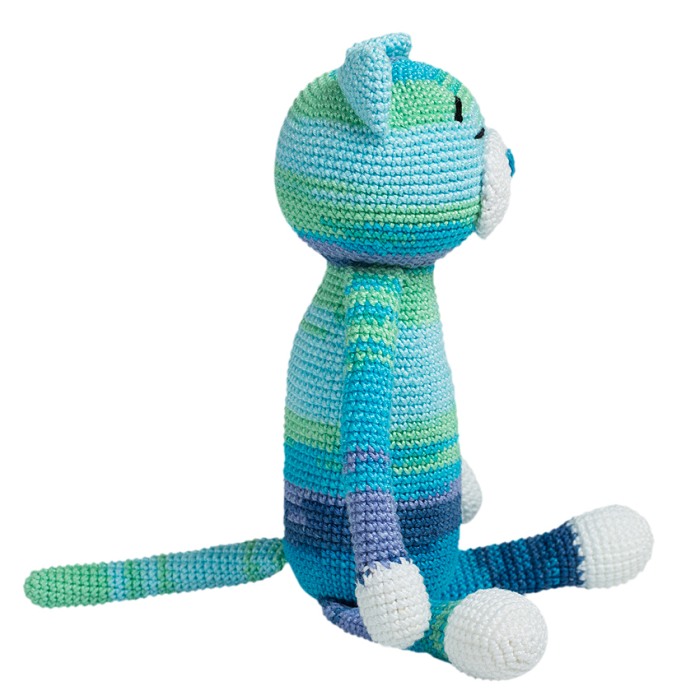 Jucarie crosetata manual - Pisica Mitu Somnorici - Maimutzeria Tiarra [3]