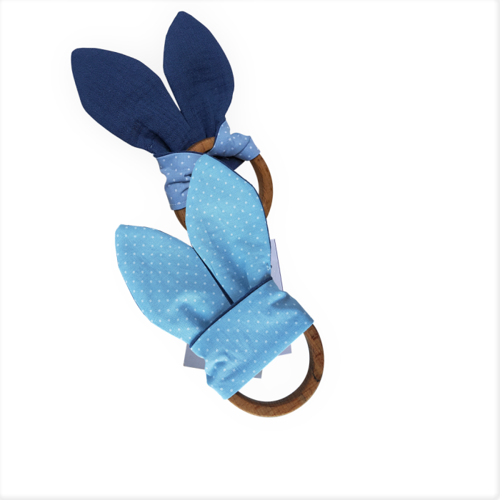 Jucarie dentitie - Urechiuse, bleu [2]