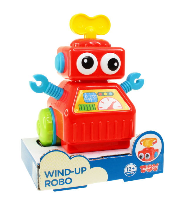 Jucarie interactiva - Robotel cu cheita (rosu) [3]