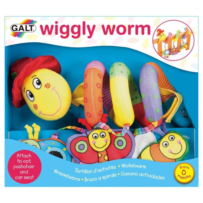 Jucarie pentru patut si carucior Wiggly Worm [2]