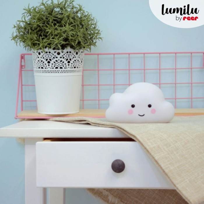 Lampa de veghe cu LED, cu oprire cronometrata, forma nor, alba, Lumilu Sweet Dreams Cloud, Reer 52250 [5]