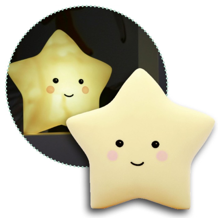 Lampa de veghe cu LED, cu oprire cronometrata, forma stea, galbena, Lumilu Sweet Dreams Star, Reer 52265 [2]