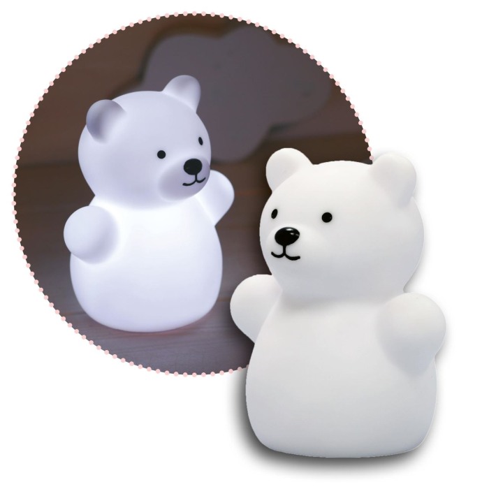 Lampa de veghe cu LED, forma ursulet, alba, Lumilu Mini Zoo Bear, Reer 52330 [2]