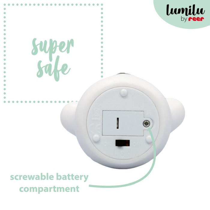 Lampa de veghe cu LED, forma ursulet, alba, Lumilu Mini Zoo Bear, Reer 52330 [6]