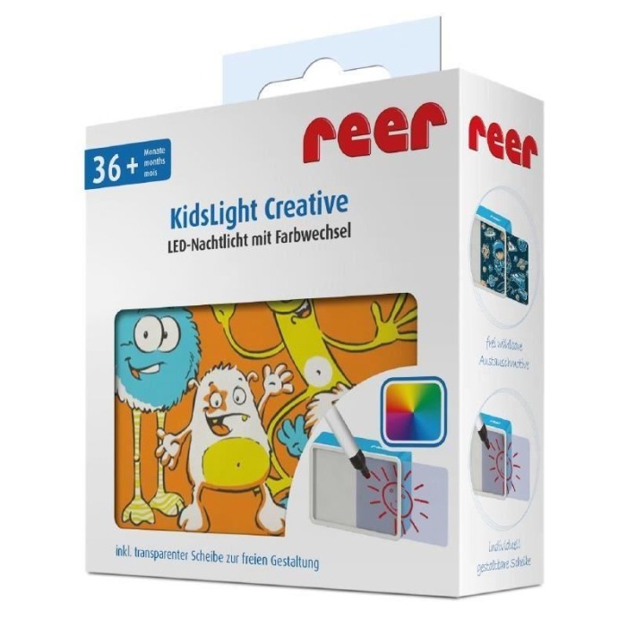 Lampa de veghe cu leduri colorate KidsLight Creative „Monstrii” REER 5276 [2]