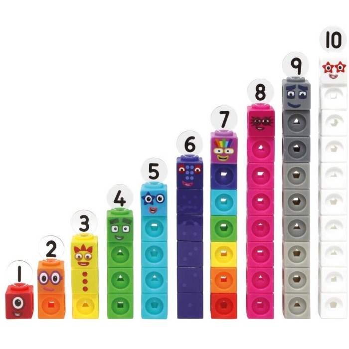 MathLink®Cubes Numberblocks in romana - Set de activitati de la 1 - 10 [4]