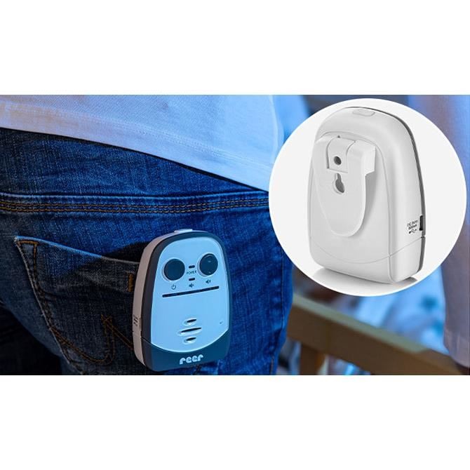 Monitor audio digital pentru bebelusi Cosmo, lumina de veghe, functie Vox, interfon, distanta 600 m, Reer 50150 [4]