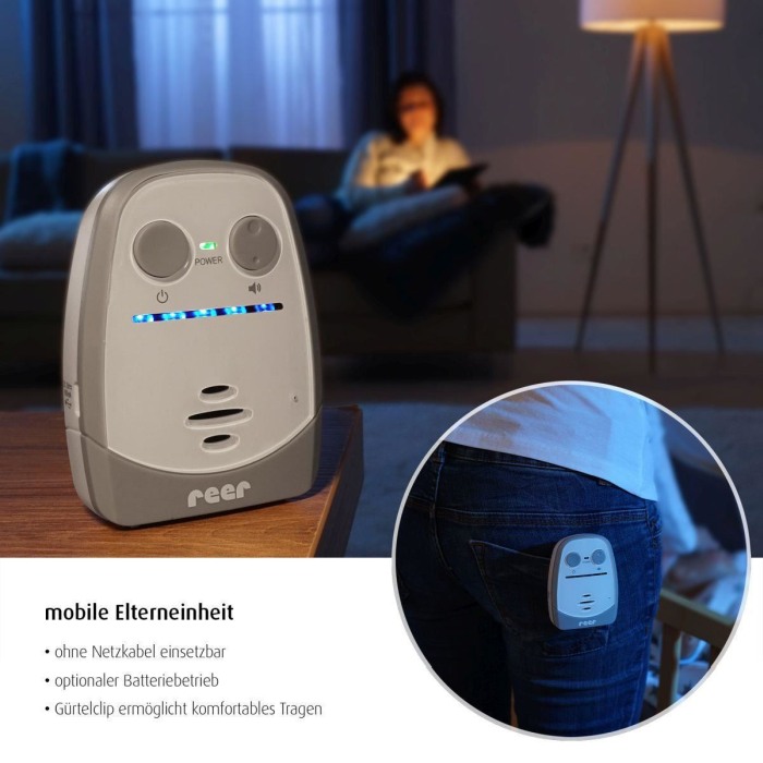 Monitor audio digital pentru bebelusi Nova, functie Vox, distanta 450 m, Reer 50140 [8]