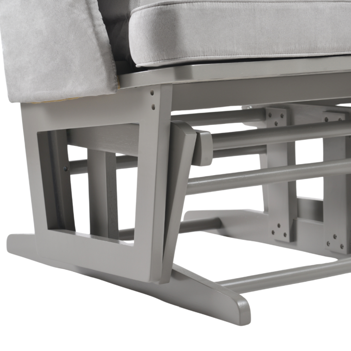 ONINO - Fotoliu reglabill pentru alaptare, cu suport de picioare inclus, CALM.me Classic, Pearl Gray [5]