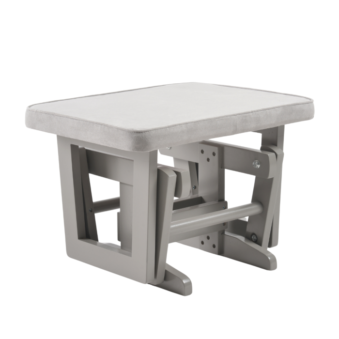 ONINO - Fotoliu reglabill pentru alaptare, cu suport de picioare inclus, CALM.me Classic, Pearl Gray [6]