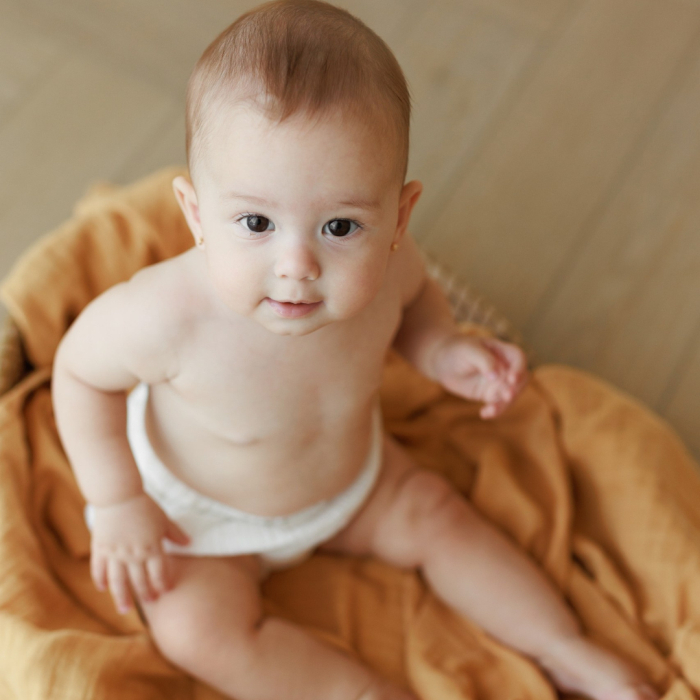 ONINO - Muselina multifunctionala din bumbac 100% organic, HUG.me, Honey Gold, x1 bucata, 120 x 120 cm, certificata GOTS [8]