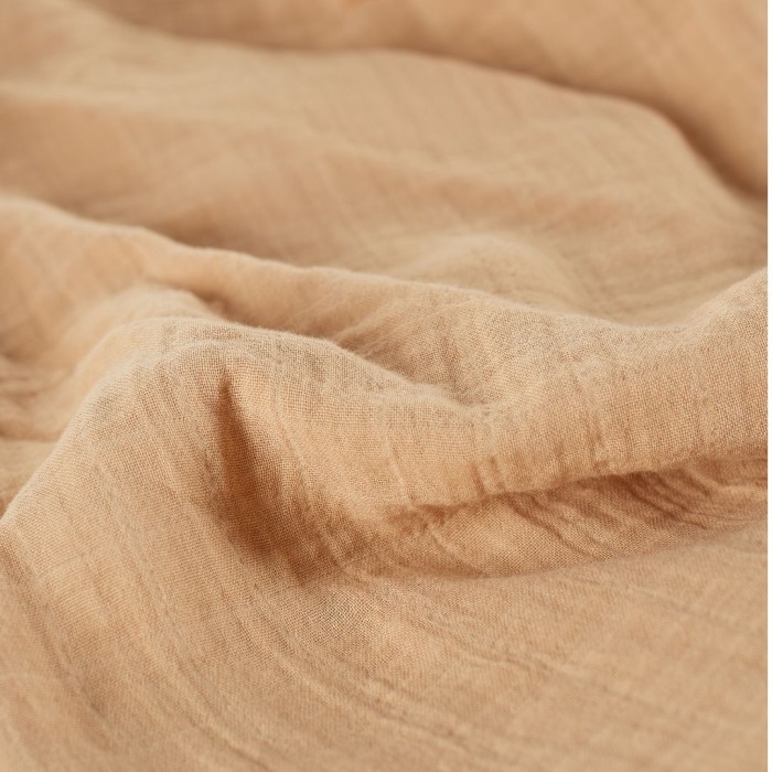 ONINO - Muselina multifunctionala din bumbac 100% organic, HUG.me, Oatmeal Beige, x1 bucata, 120 x 120 cm, certificata GOTS [4]