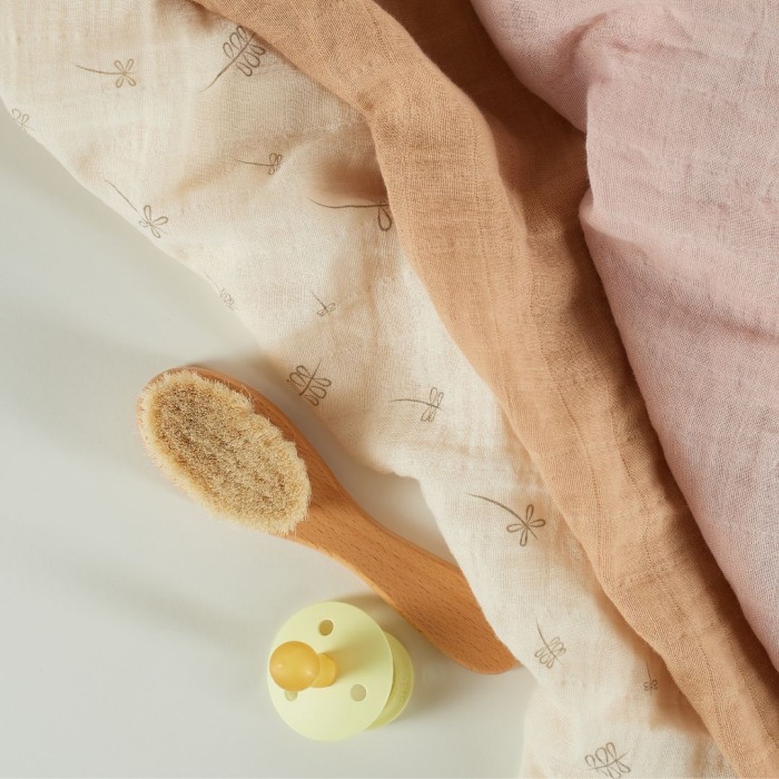 ONINO - Muselina multifunctionala din bumbac 100% organic, HUG.me, Pure Bloom, x3 bucati, 60 x 60 cm, certificata GOTS [9]