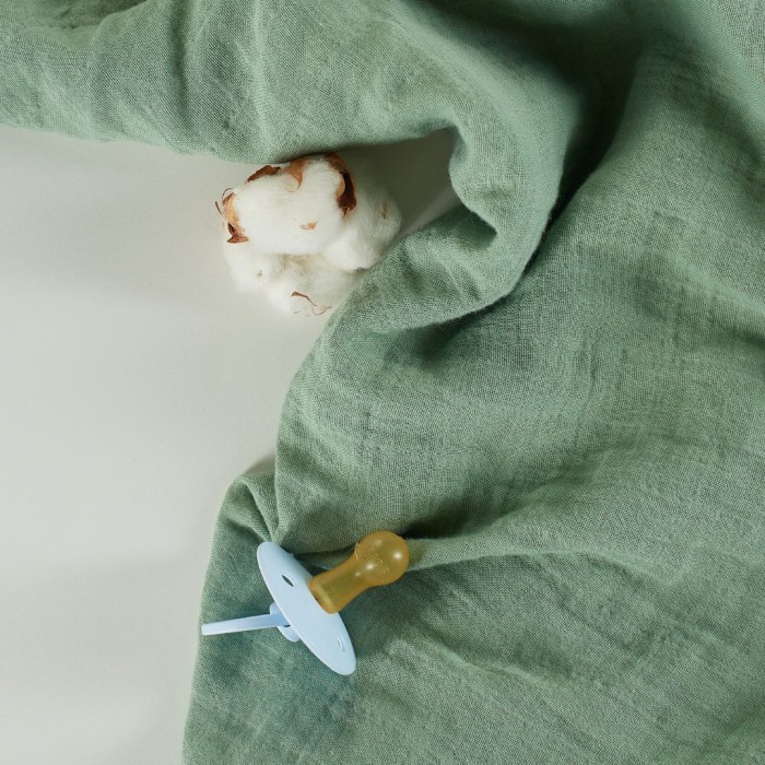 ONINO - Muselina multifunctionala din bumbac 100% organic, HUG.me, Serene Green, x1 bucata, 120 x 120 cm, certificata GOTS [7]