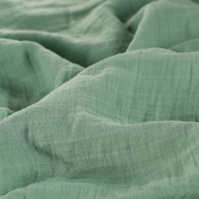 ONINO - Muselina multifunctionala din bumbac 100% organic, HUG.me, Serene Green, x1 bucata, 120 x 120 cm, certificata GOTS [3]