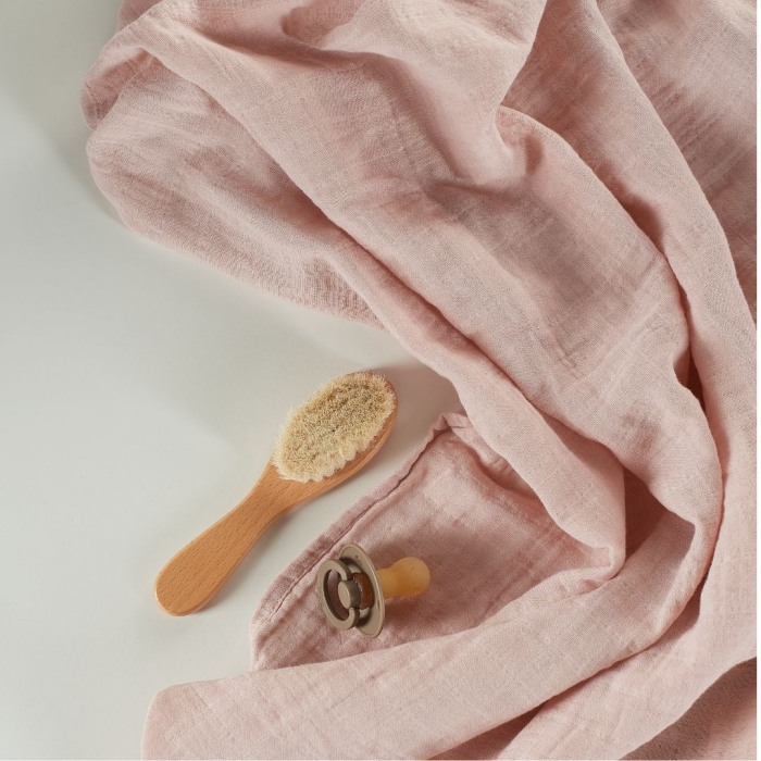 ONINO - Muselina multifunctionala din bumbac 100% organic, HUG.me, Warm Peach, x1 bucata, 120 x 120 cm, certificata GOTS [3]