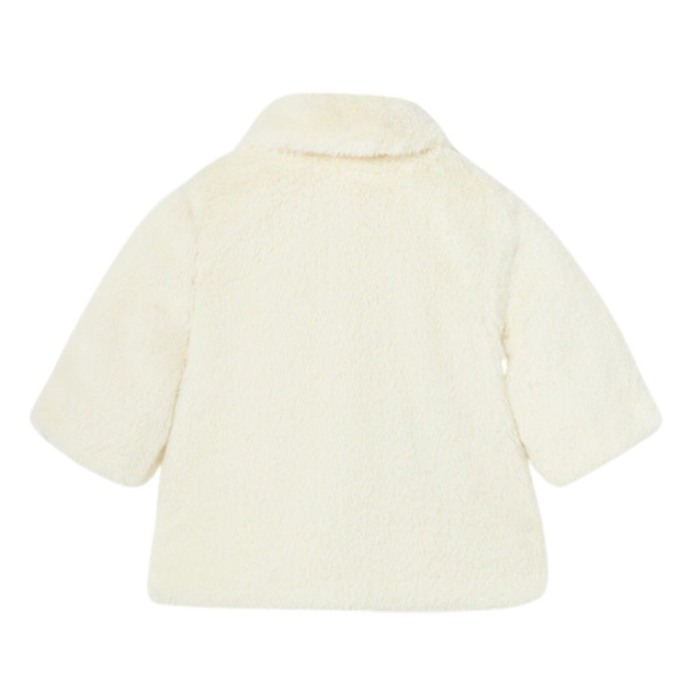 Palton blanita - Alb cu ciucure - Mayoral  4-6 luni (70 cm) [3]