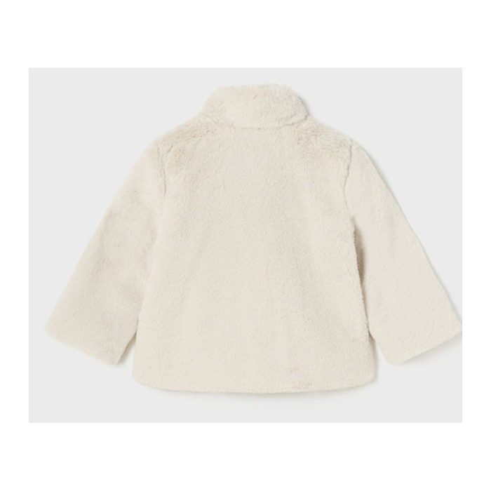 Palton blanita guler inalt- Alb - Mayoral 36 luni (98 cm) [5]