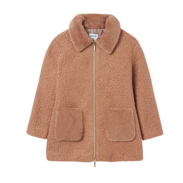 Palton buclat - Caramiziu- Mayoral   14 ani [4]