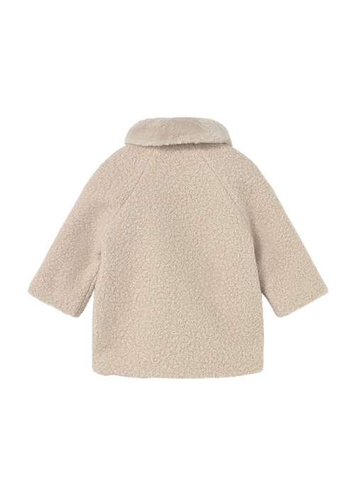 Palton buclat cu guler blanita - Bej - Mayoral [3]