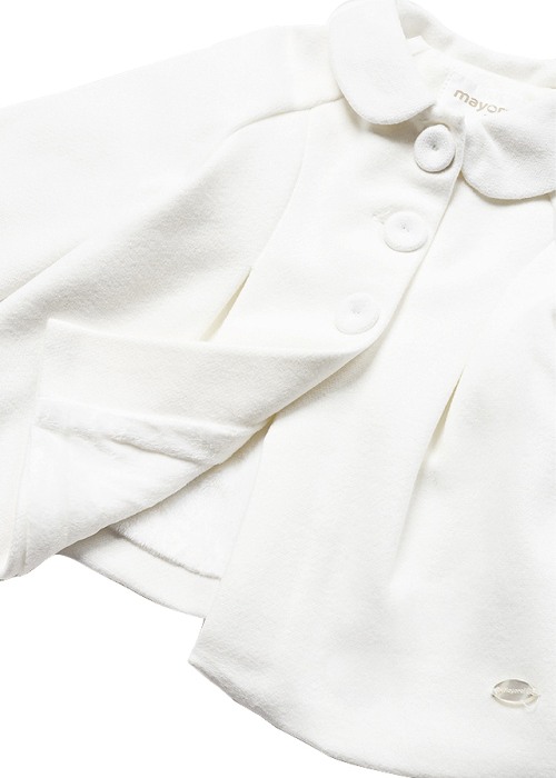 Palton stofa - Alb - Mayoral  4-6 luni [3]