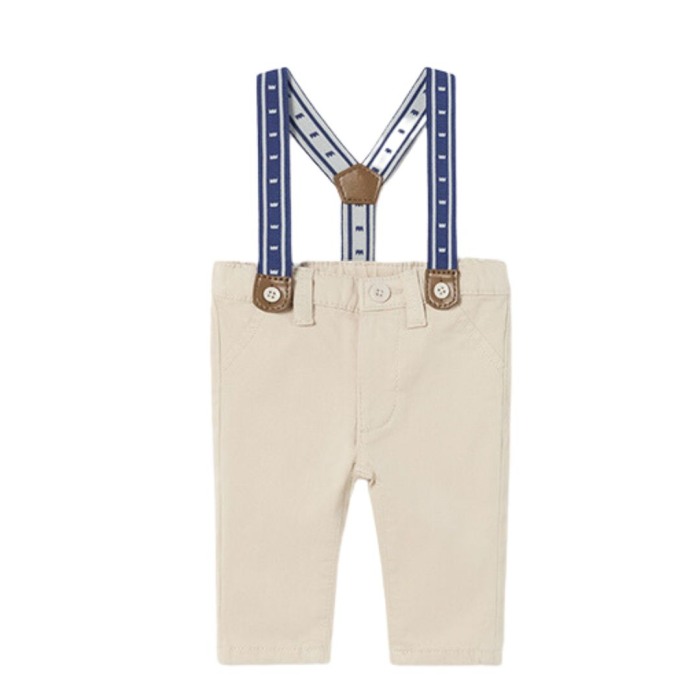 Pantaloni cu bretele Better Cotton nou-nascut - Mayoral 4-6 luni (70 cm) [2]