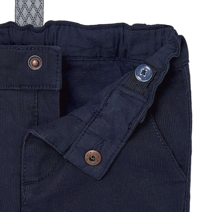 Pantaloni lungi - Chino pique cu bretele [4]