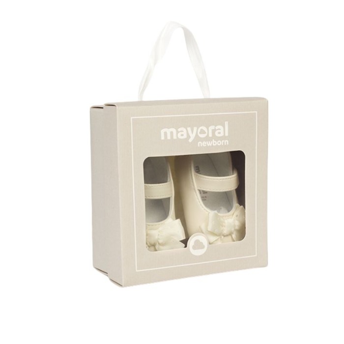 Pantofi balerini + Bentita - Alb sidef - Mayoral   19 (11.8) [5]