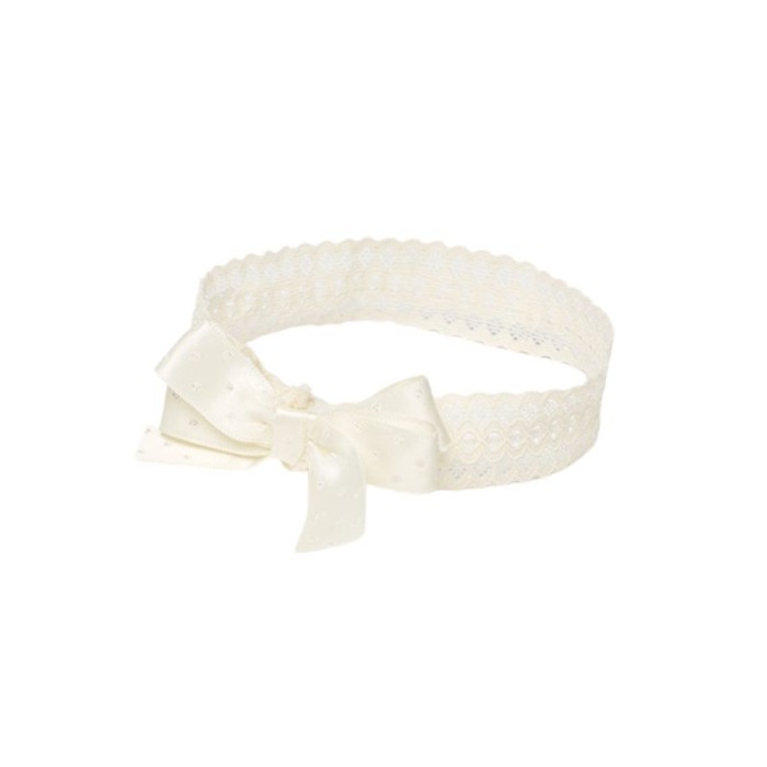 Pantofi balerini + Bentita - Alb sidef - Mayoral   19 (11.8) [4]