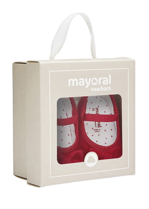 Pantofi catifea + Bentita - Rosu - Mayoral  19 [2]