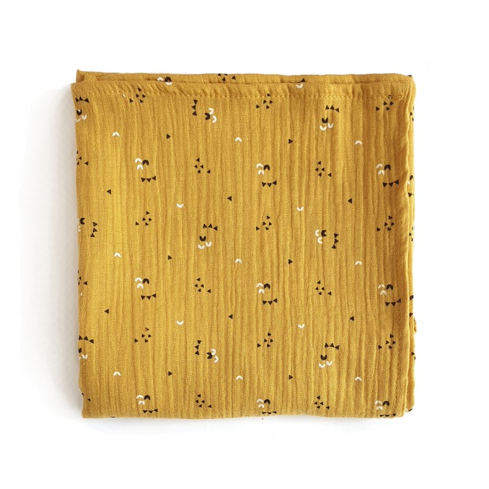 Paturica muselina Earthy Moutard [3]