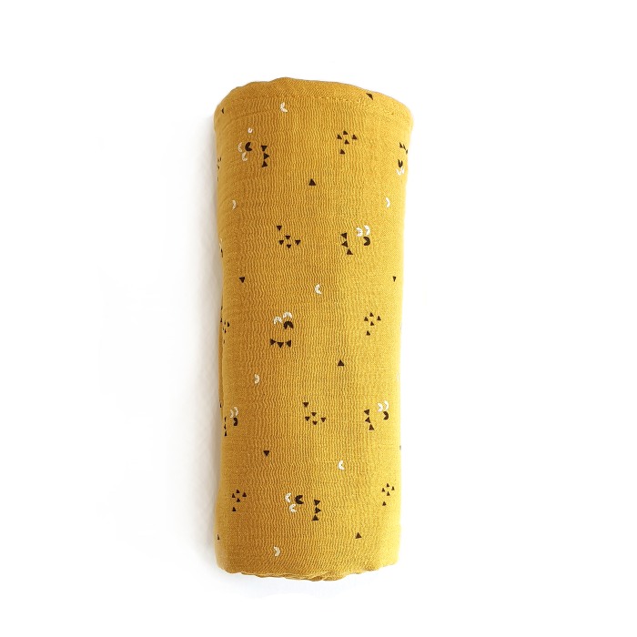 Paturica muselina Earthy Moutard [2]