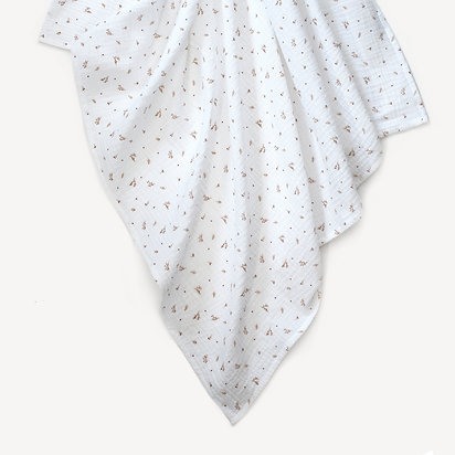 Paturica muselina Mini  Flowers 120x 120 cm - Buva [3]