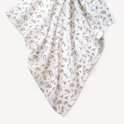 Paturica muselina Wheat  Flowers 120x 120 cm - Buva [3]