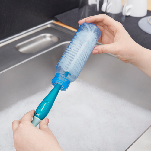 Perie biberoane 2in1 - albastru [4]