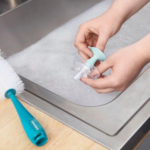 Perie biberoane 2in1 - albastru [5]